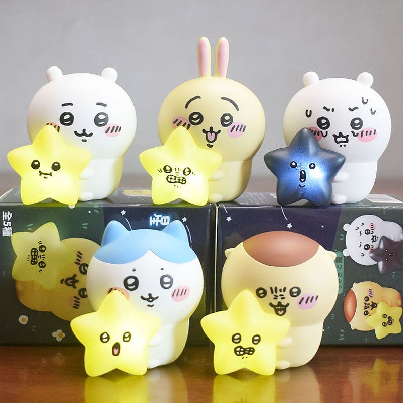 Lighting Decor Items - Glowing Star Night Light Kawaii Hachiware