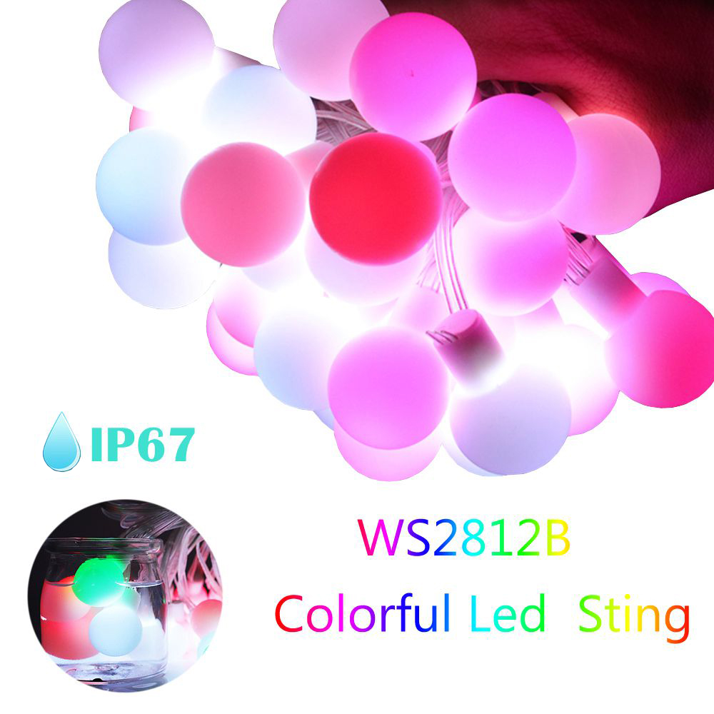 WS2812b LED Round Ball String  - Lighting Decor And More recension och pris