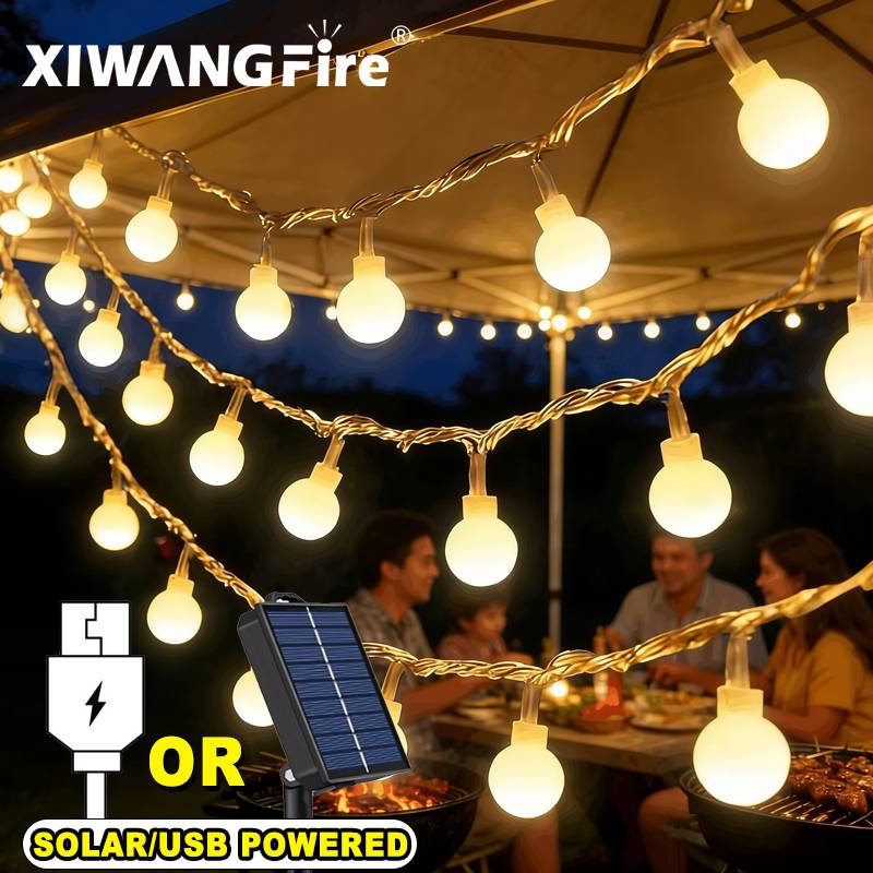 3-10M Solar/USB/Battery String - Lighting Decoration Outdoor recension och pris