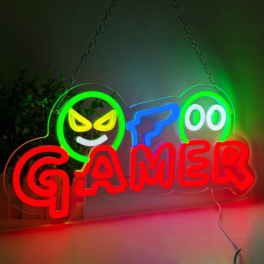 Gamer Neon Sign LED Wall Light - Lighting Christmas Decor recension och pris