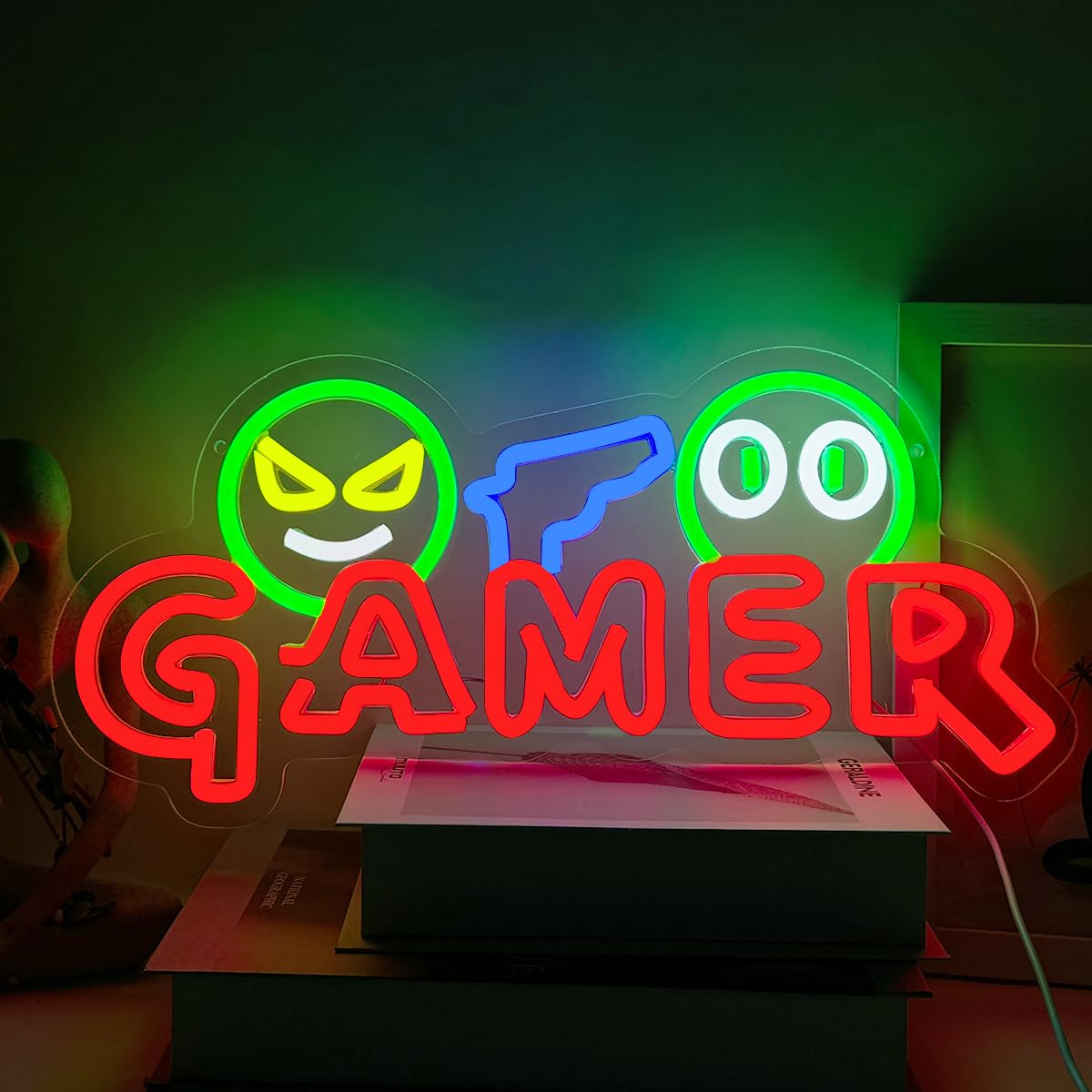 Gamer Neon Sign LED Wall Light - Lighting Christmas Decor recension och pris