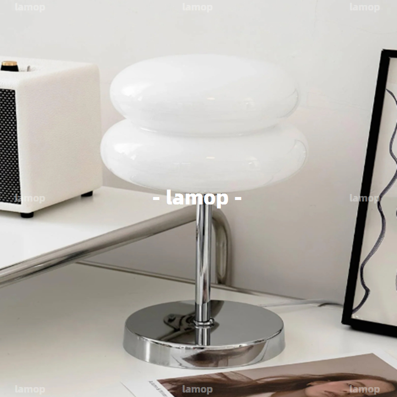Bauhaus Cream‑Globe Table Lamp - Lighting Decor Bedroom recension och pris