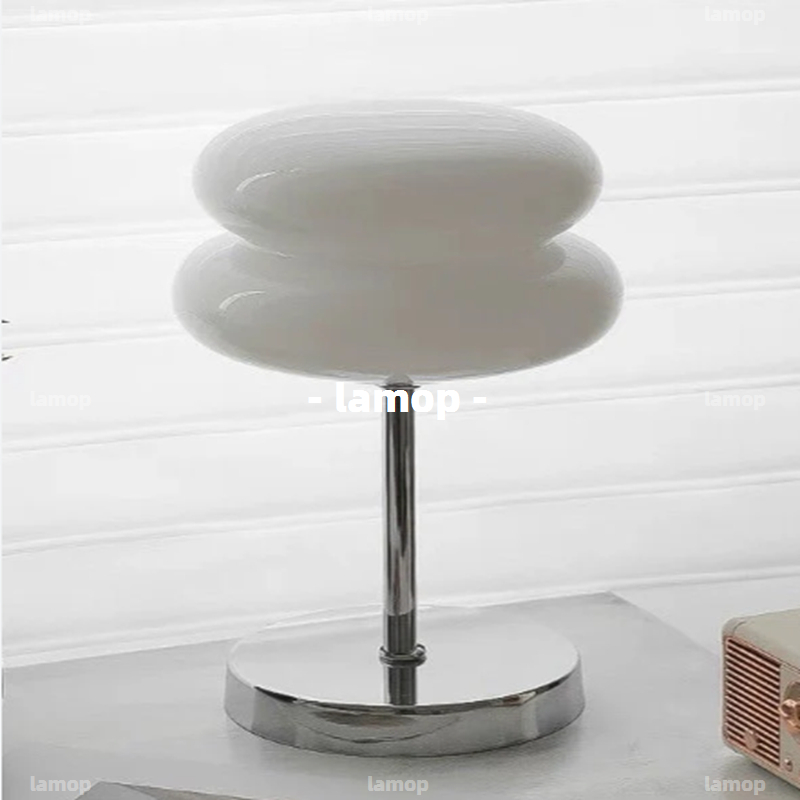 Bauhaus Cream‑Globe Table Lamp - Lighting Decor Bedroom recension och pris