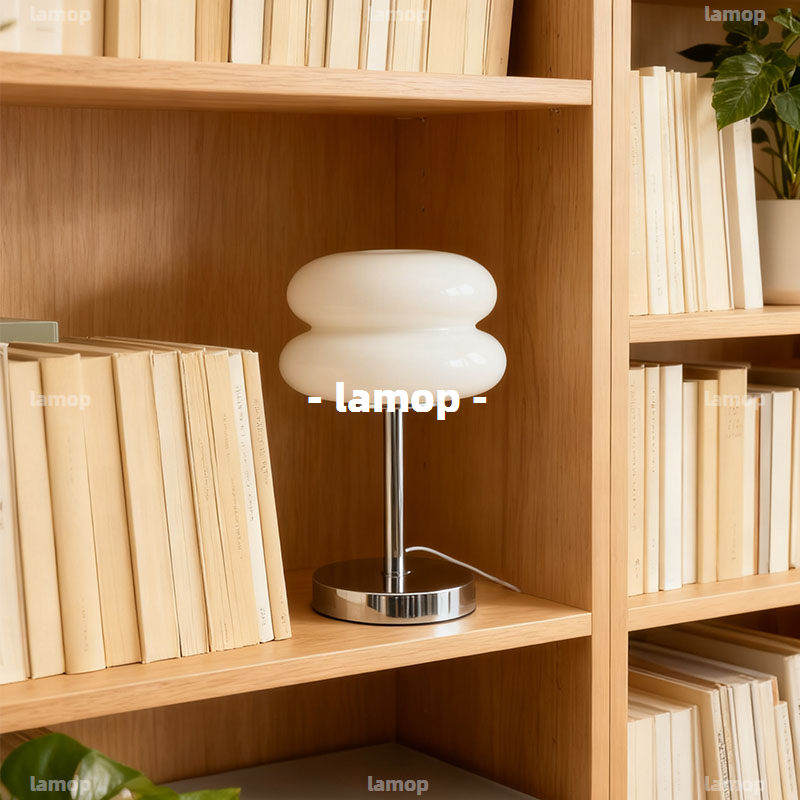 Bauhaus Cream‑Globe Table Lamp - Lighting Decor Bedroom recension och pris