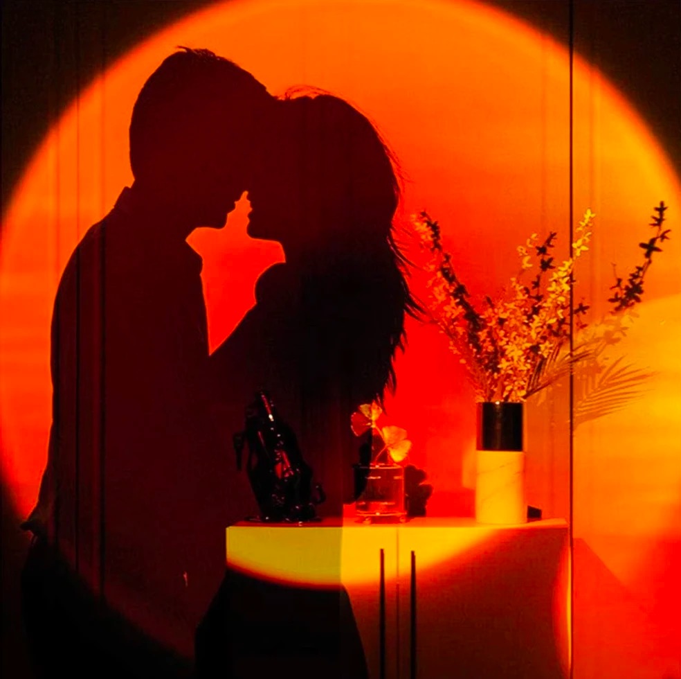 1pc USB Sunset Projection Lamp - Sunset Lamp Projection recension och pris