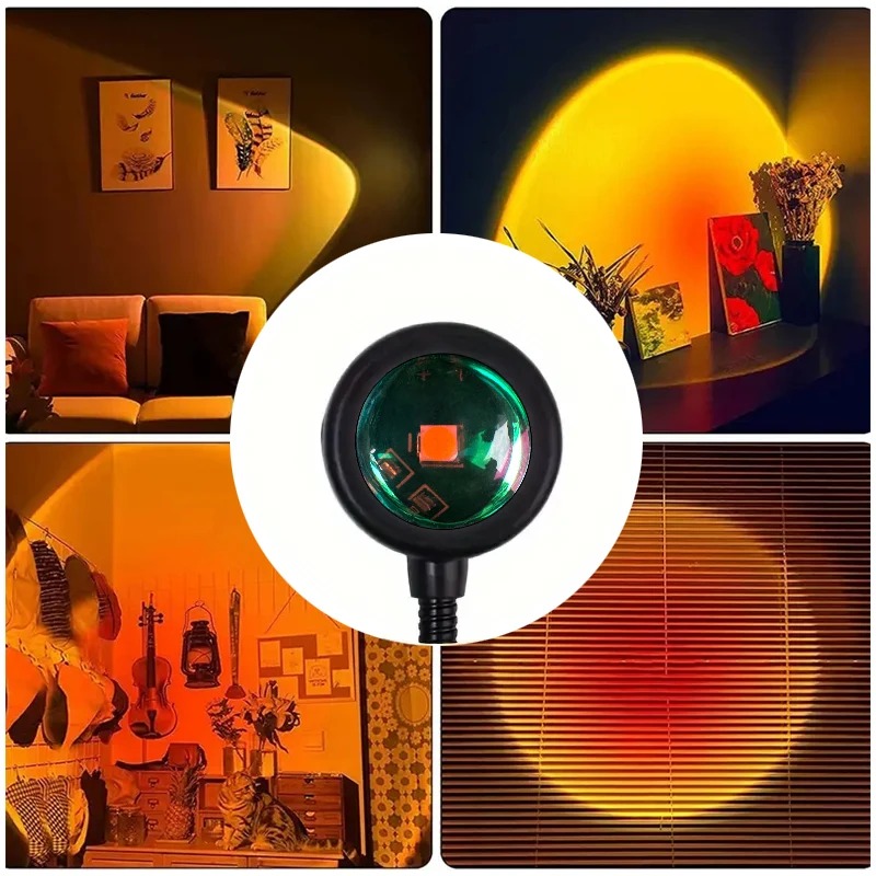 1pc USB Sunset Projection Lamp - Sunset Lamp Projection recension och pris