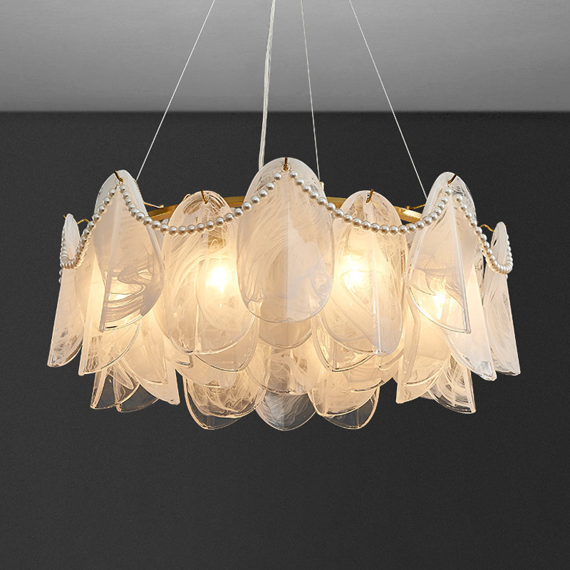 Luxury Glass Chandelier Lighti - Lighting Home Decor Items recension och pris