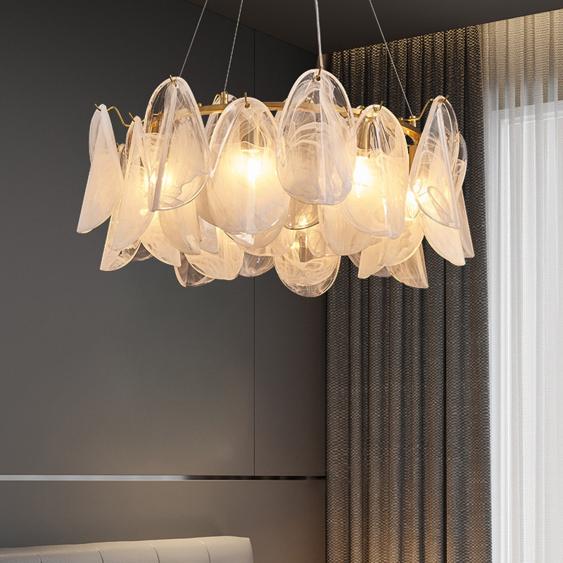 Luxury Glass Chandelier Lighti - Lighting Home Decor Items recension och pris