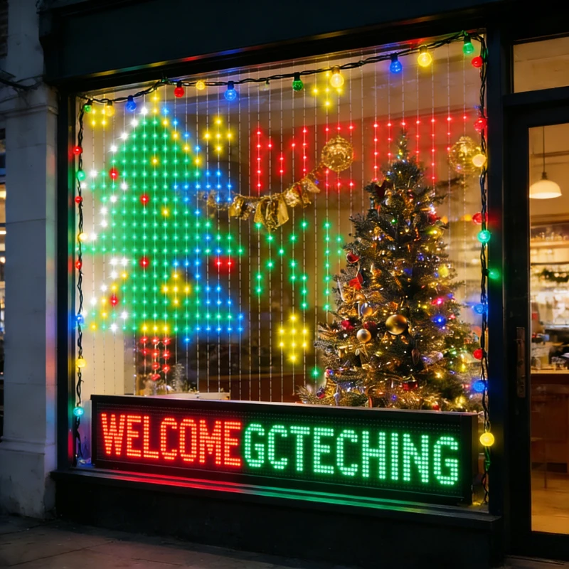Smart 400LED Curtain Lights, M - Lighting Christmas Decor recension och pris