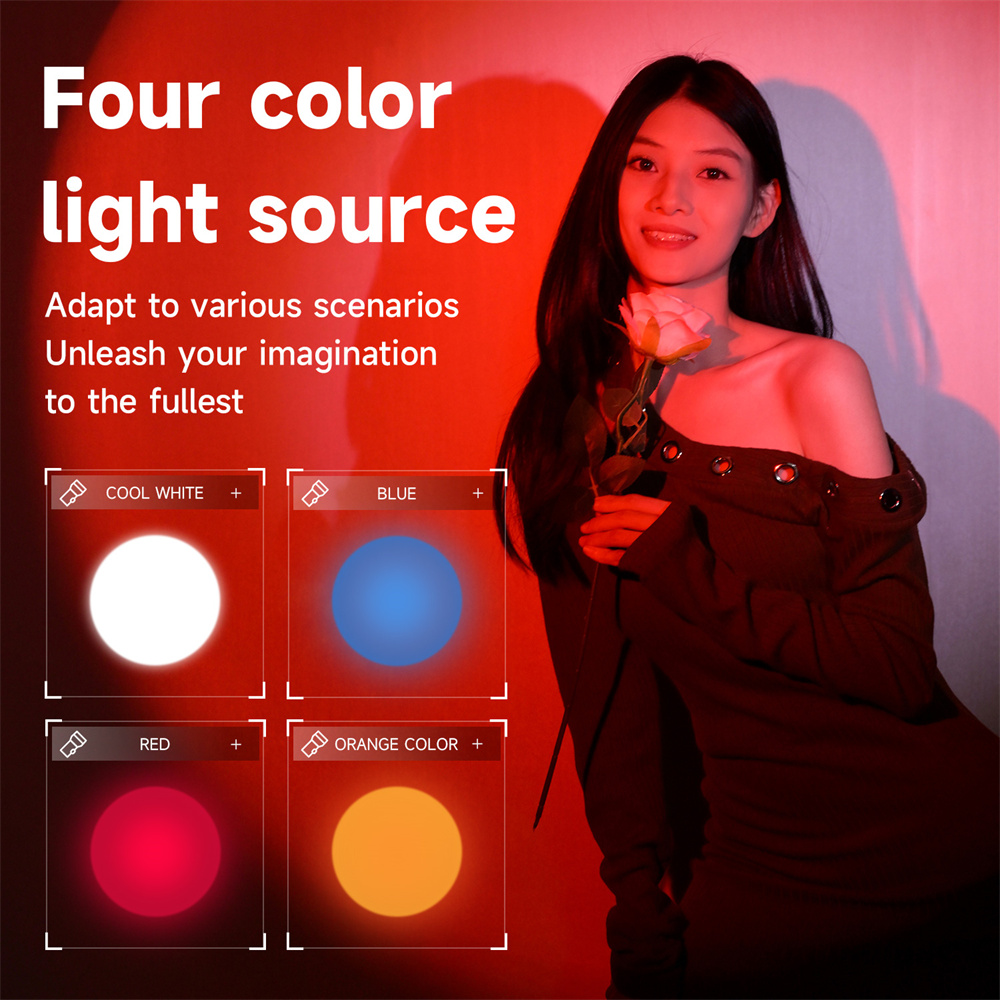NEW Photography Flashlight 4-C - Sunset Lamp Projection recension och pris