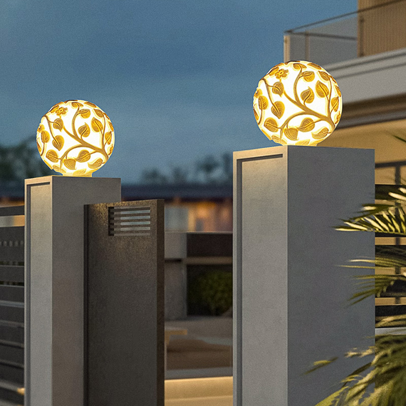 Outdoor column lights solar LE - Lighting Decoration Outdoor recension och pris