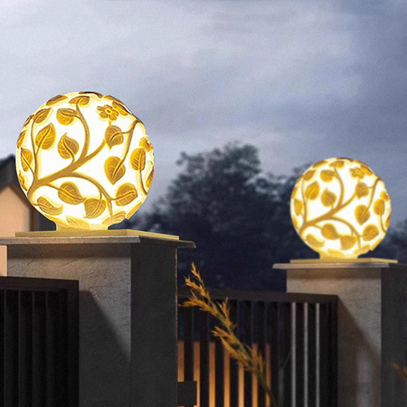 Outdoor column lights solar LE - Lighting Decoration Outdoor recension och pris