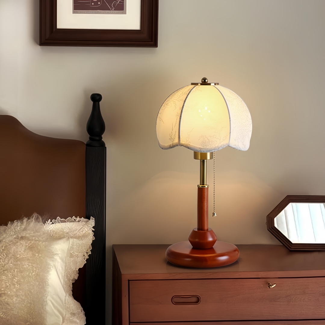 Vintage Scalloped Dome Table L - Lighting Decoration For Home recension och pris