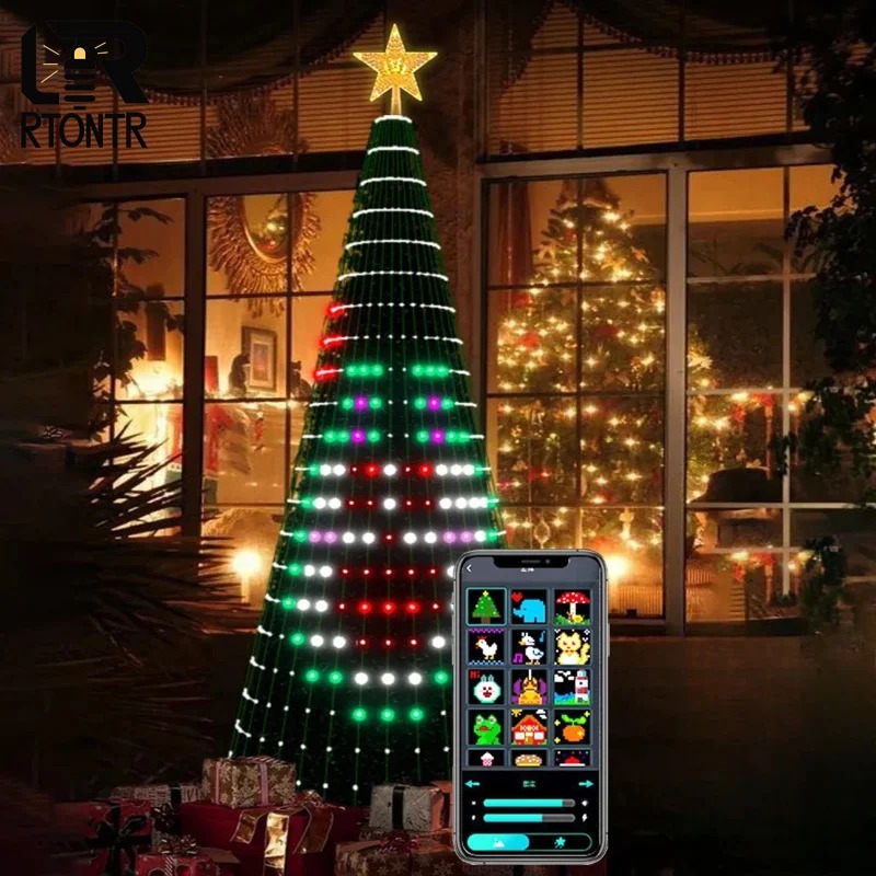 Christmas Star Tree Lights RGB - Lighting Christmas Decor recension och pris