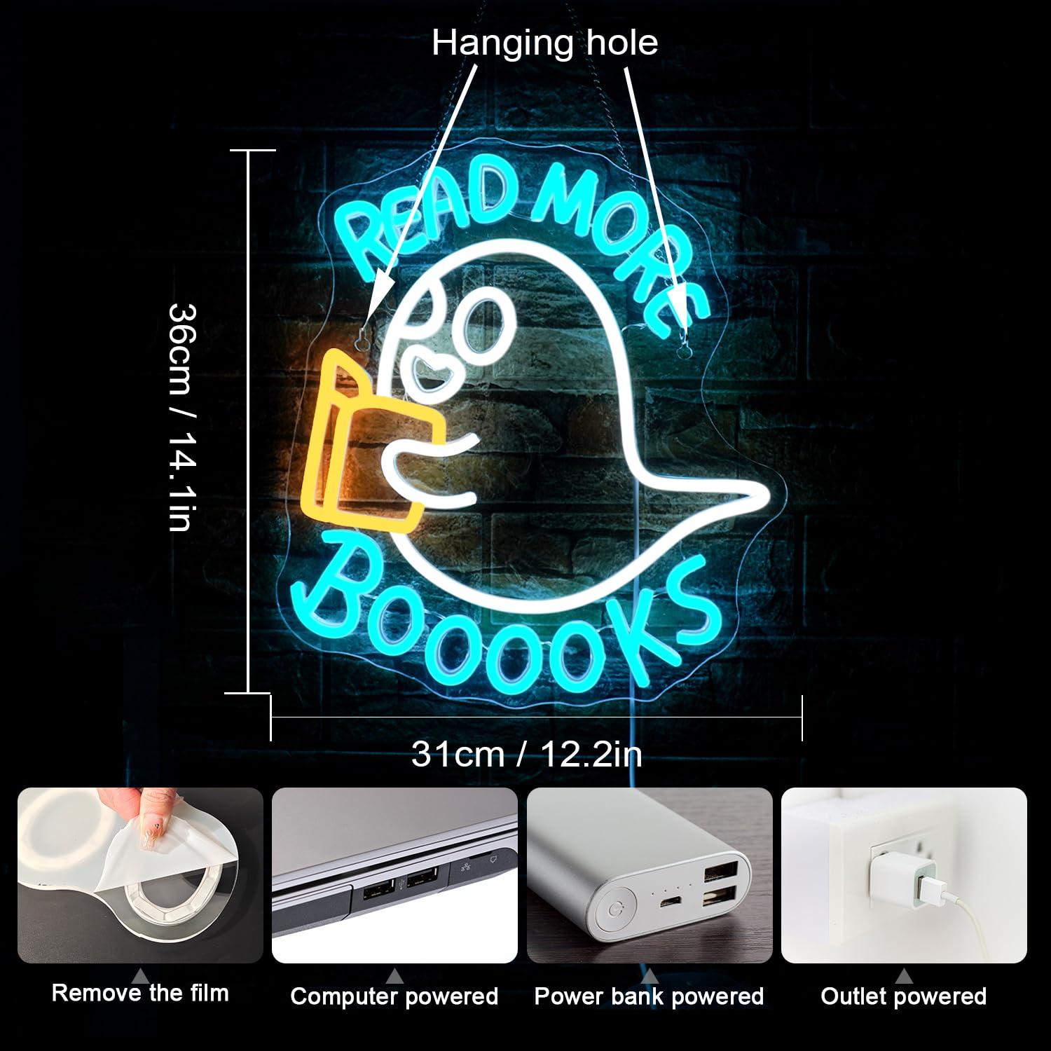 Read More Booooks Neon Sign US - Lighting Decor And More recension och pris