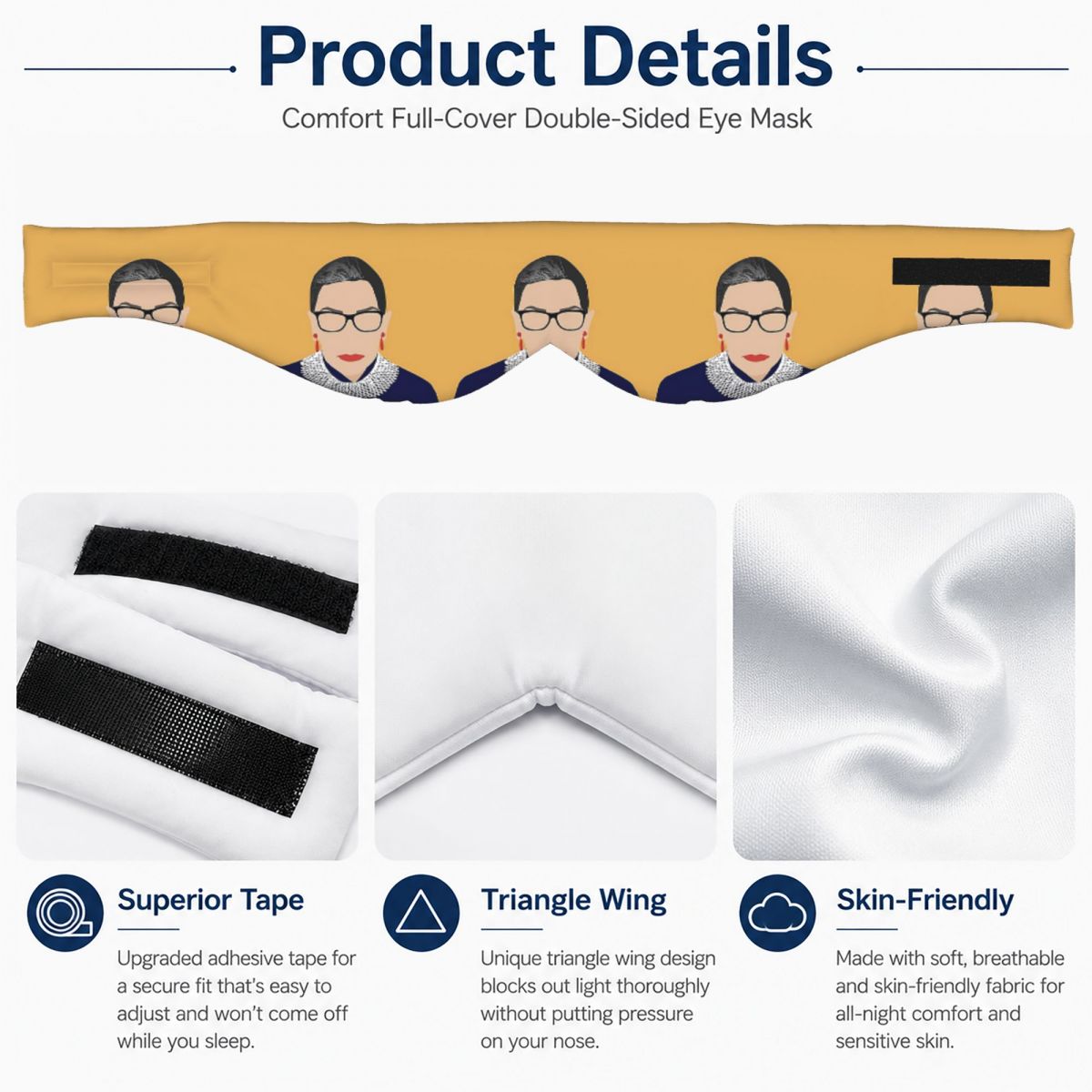 Ruth Bader Ginsburg sleep eye  - Home Lighting & Decor St Catharines On recension och pris