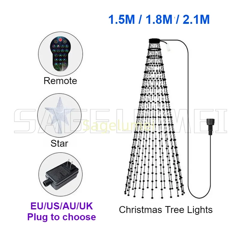 RGBIC 400LEDs Christmas Lights - Decor Lighting Uk recension och pris