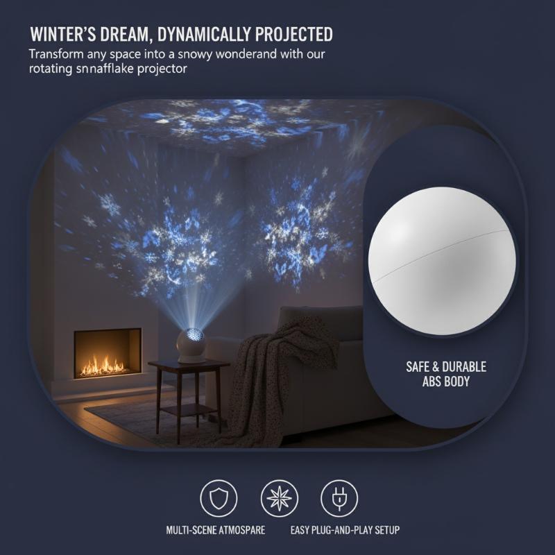 Christmas LED Snowflake Projec - Lighting Christmas Decor recension och pris