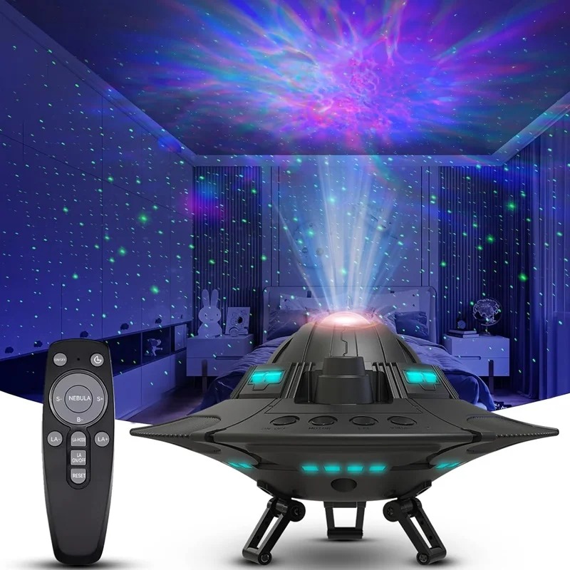 Night Light UFO LED Star Proje - Sunset Lamp Projection recension och pris