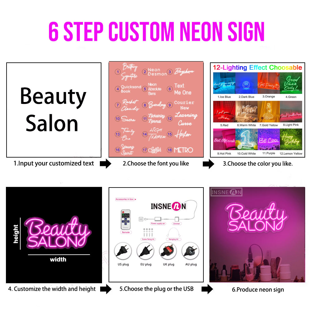 Custom Led Neon Signs LED Ligh - Neon Sign Custom Led recension och pris
