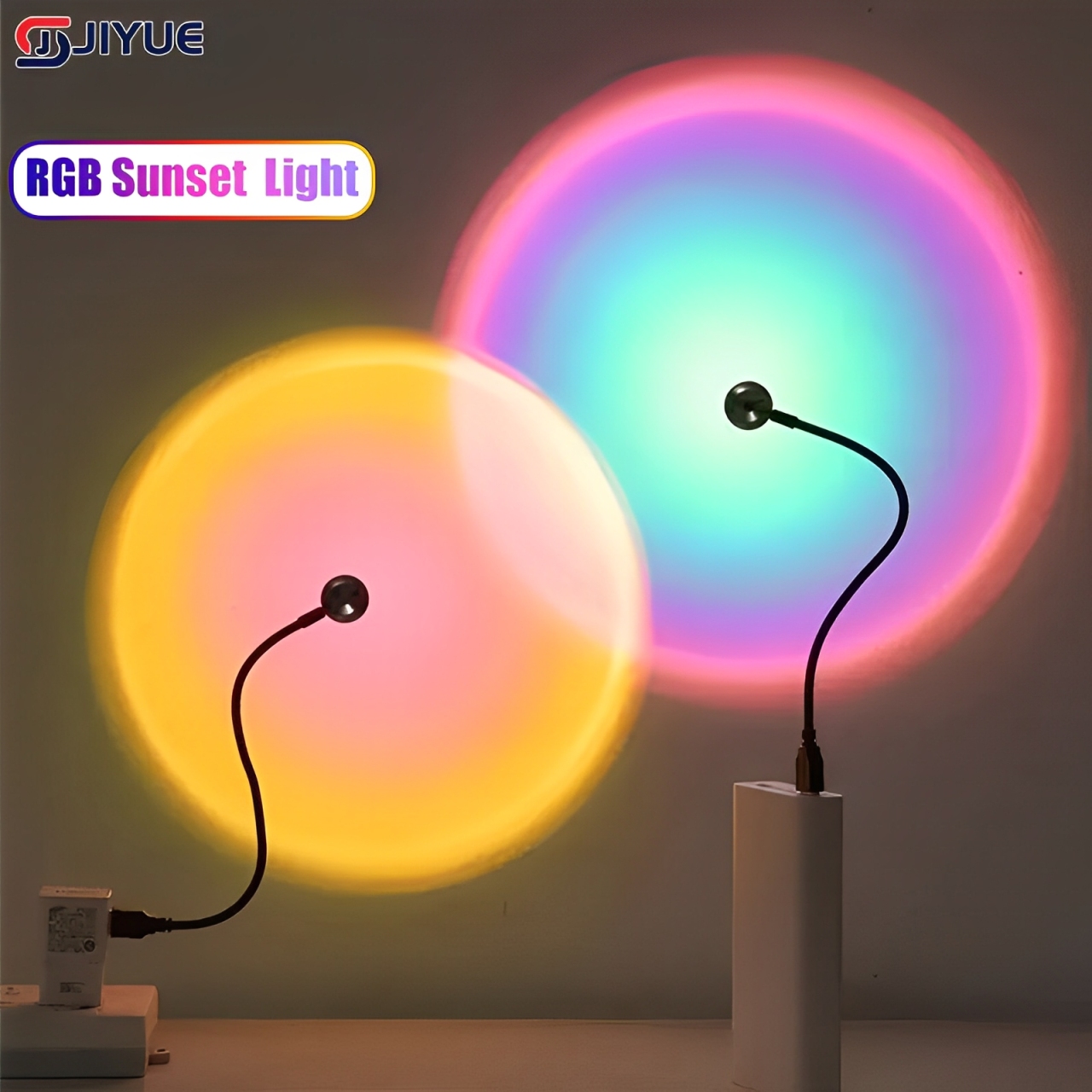 Mini USB ED Sunset Lamp Nightl - Sunset Lamp Projection recension och pris