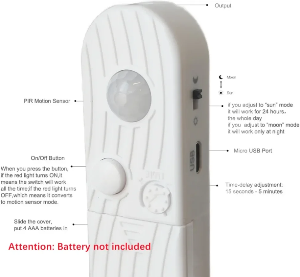 Smart Sensing Adjustable COB L - Lighting Decor And More recension och pris