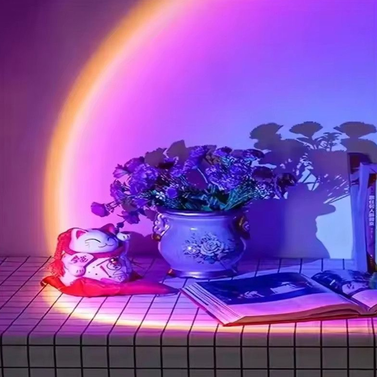 LED Rainbow Sunset Projection  - Sunset Lamp Projection recension och pris