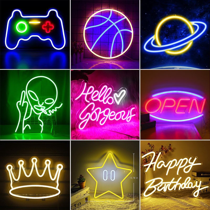 Custom LED Neon Sign with USB/ - Neon Sign Custom Led recension och pris