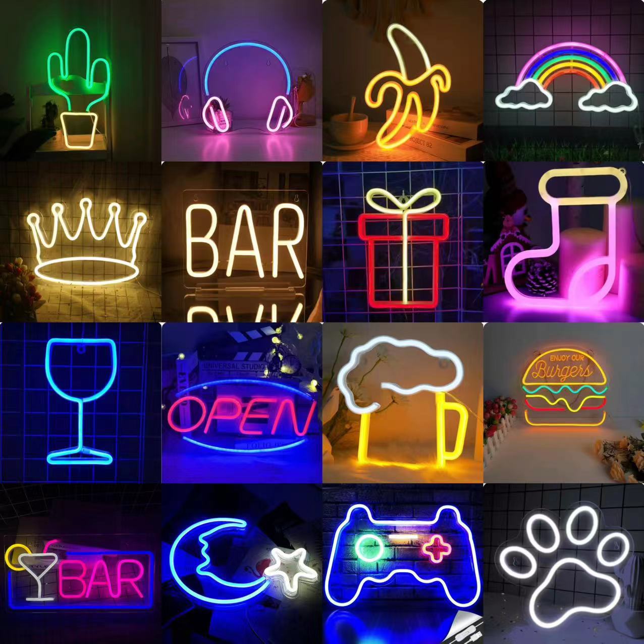 Custom LED Neon Sign with USB/ - Neon Sign Custom Led recension och pris